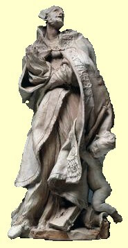 Pierre Puget: Terracotta-Statue, um 1666, im Museum of Art in Cleveland in Ohio