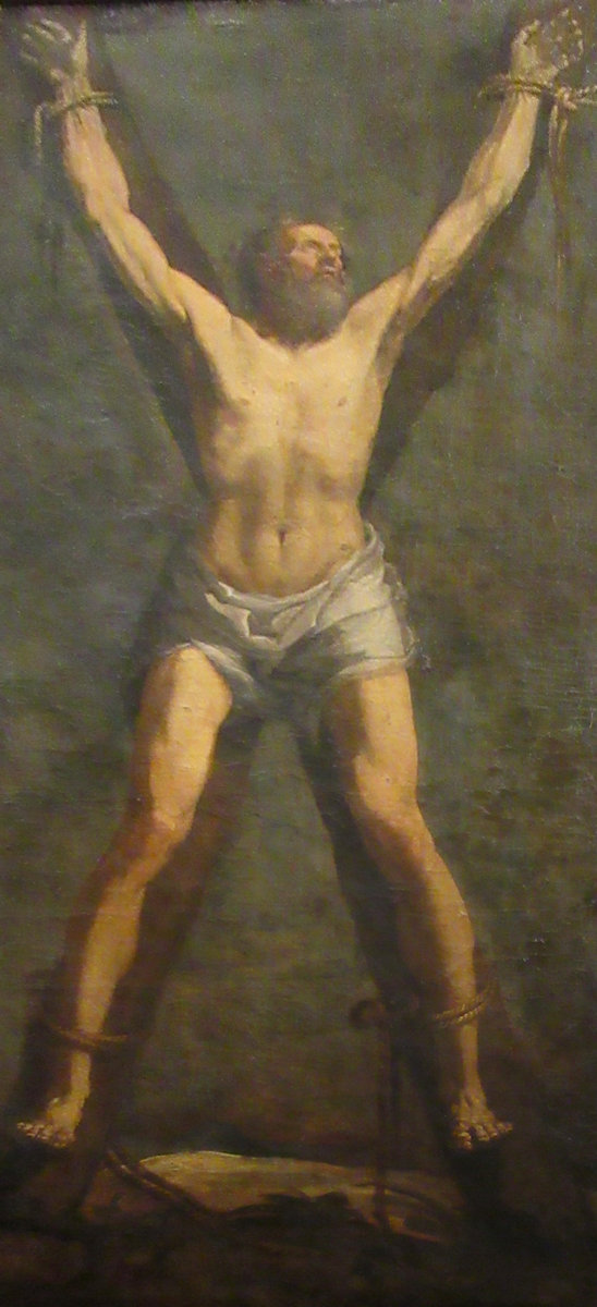 Vicente Carducho: Andreas' Martyrium, 1616, in der Sakristei der Kathedrale in Toledo