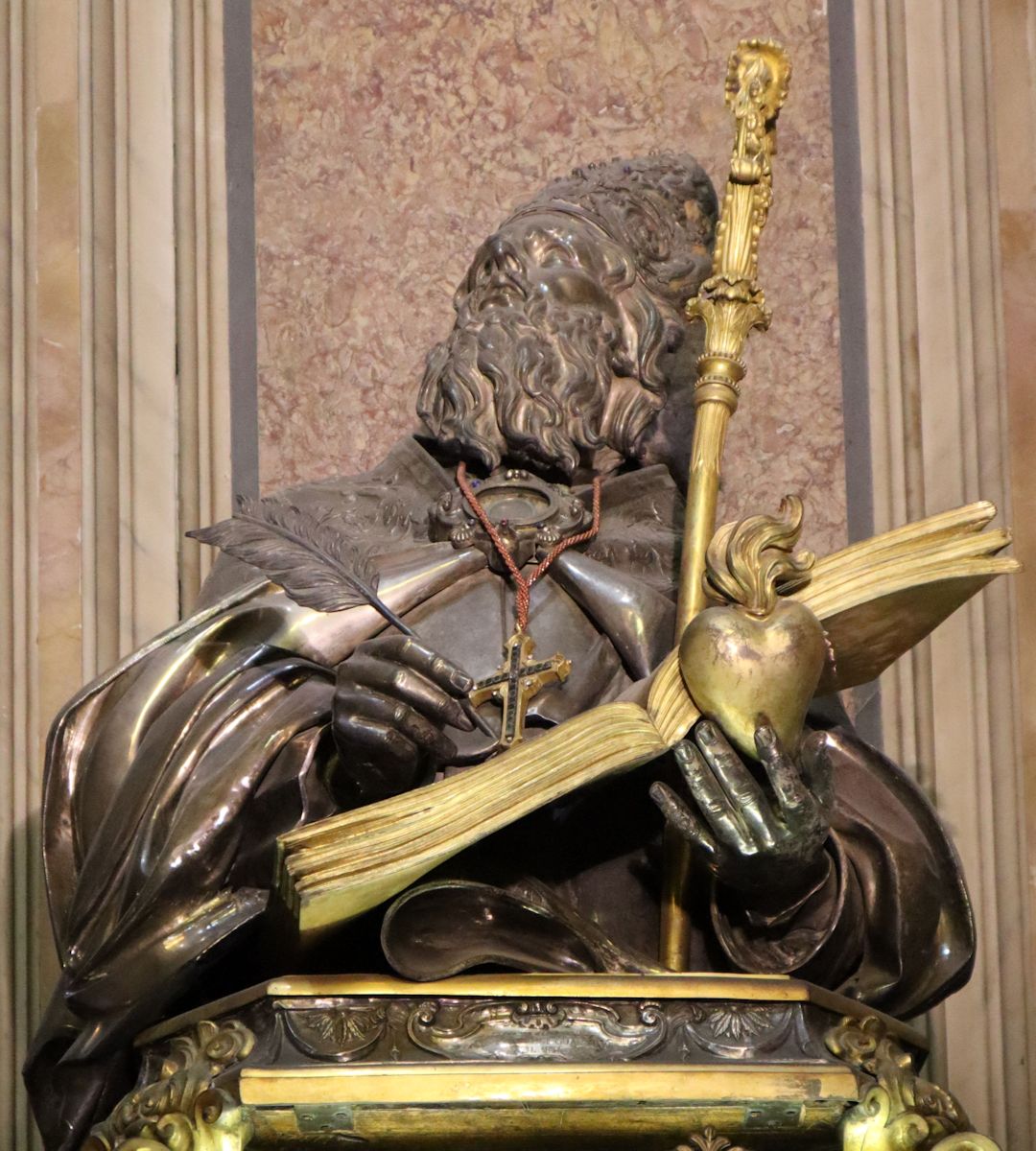 D. Capozzi: Silberbüste, 1836,, in der Januarius-Kapelle der Kathedrale in Neapel