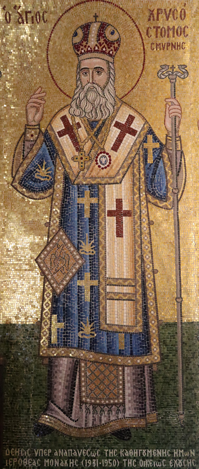 Mosaik im Hierotheos-Kloster in Megara