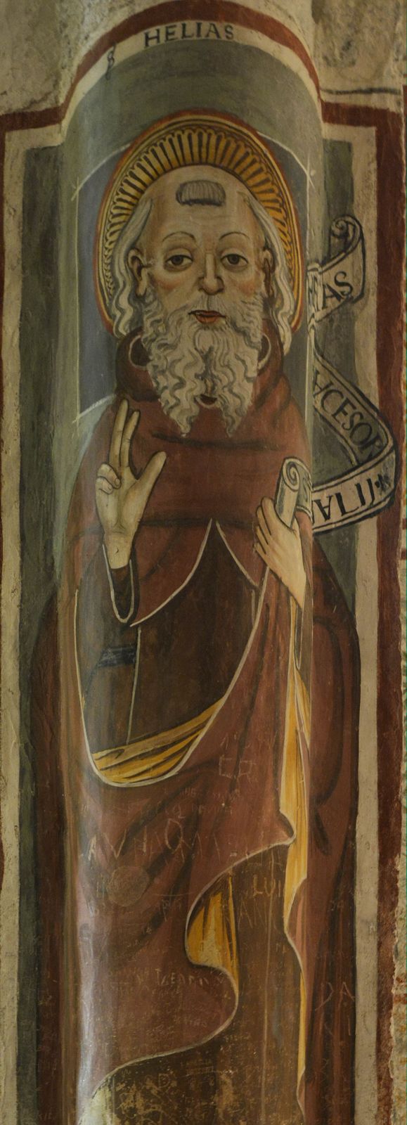 Fresko, um 1480, in der Kirche auf der Insel San Giulio