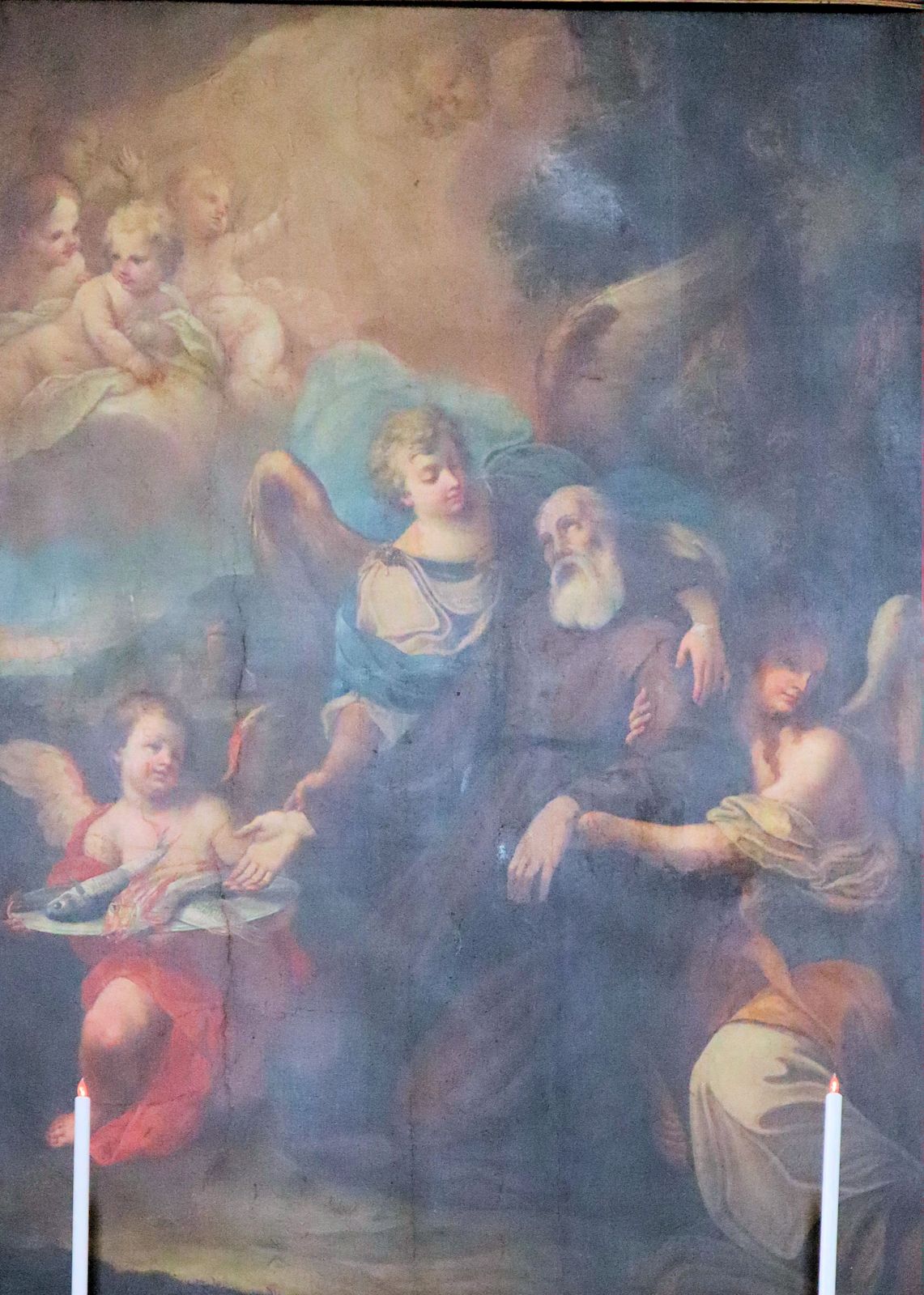 Giuseppe Guarnaccia: Franz von Paola, um 1750, in der Kathedrale in Catania