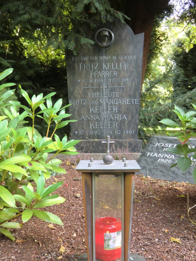 Kellers Grab auf dem Melaten-Friedhof in Köln