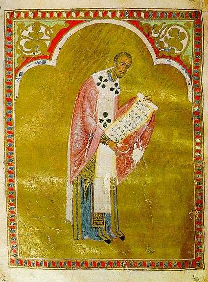 Russische Buchmalerei, 13. Jahrhundert, im Historischen Museum in Moskau