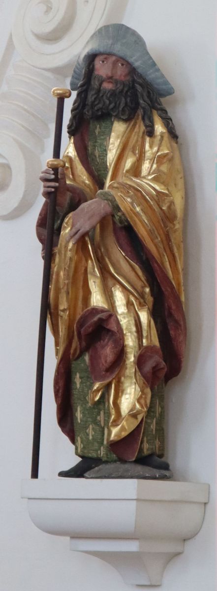 Hans Kels (?): Statue, um 1520, in der Koloman geweihten Kirche bei Schwangau