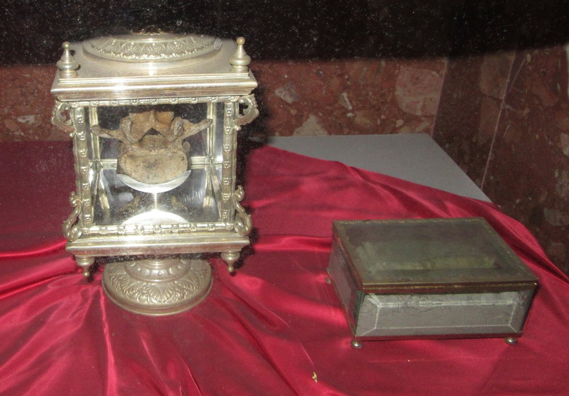 Reliquien von Hyazinth Hoyuelos Gonzalo im Kloster nahe Cubas de la Sagra bei Madrid