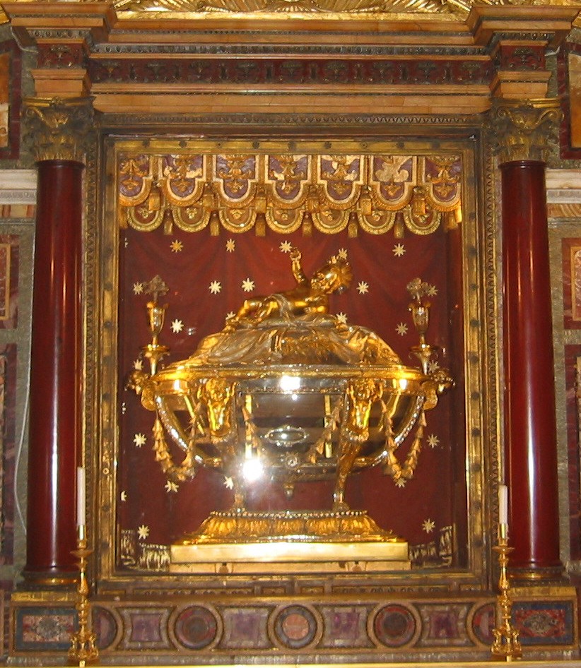 Reliquie der Krippe in der Kirche Santa Maria Maggiore in Rom