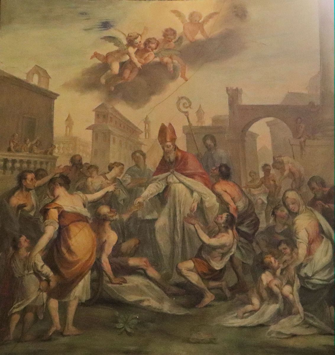 Deckenfresko in der heutigen Kathedrale in Savona
