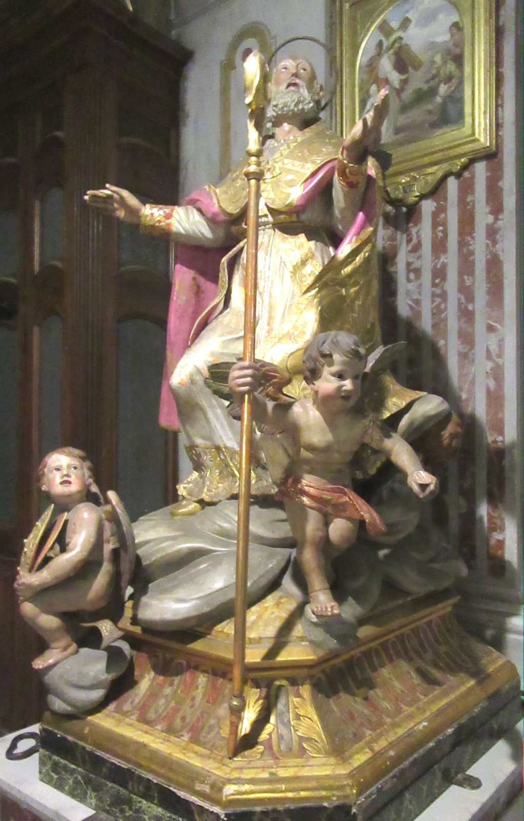 Prozessionsstatue, in der Pfarrkirche Santa Maria Asssunta in Camogli