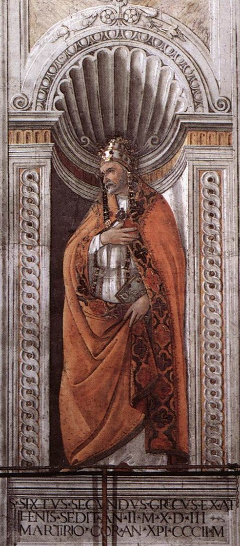 Sandro Botticelli: Fresko, 1481, in der Sixtinischen Kapelle in Rom