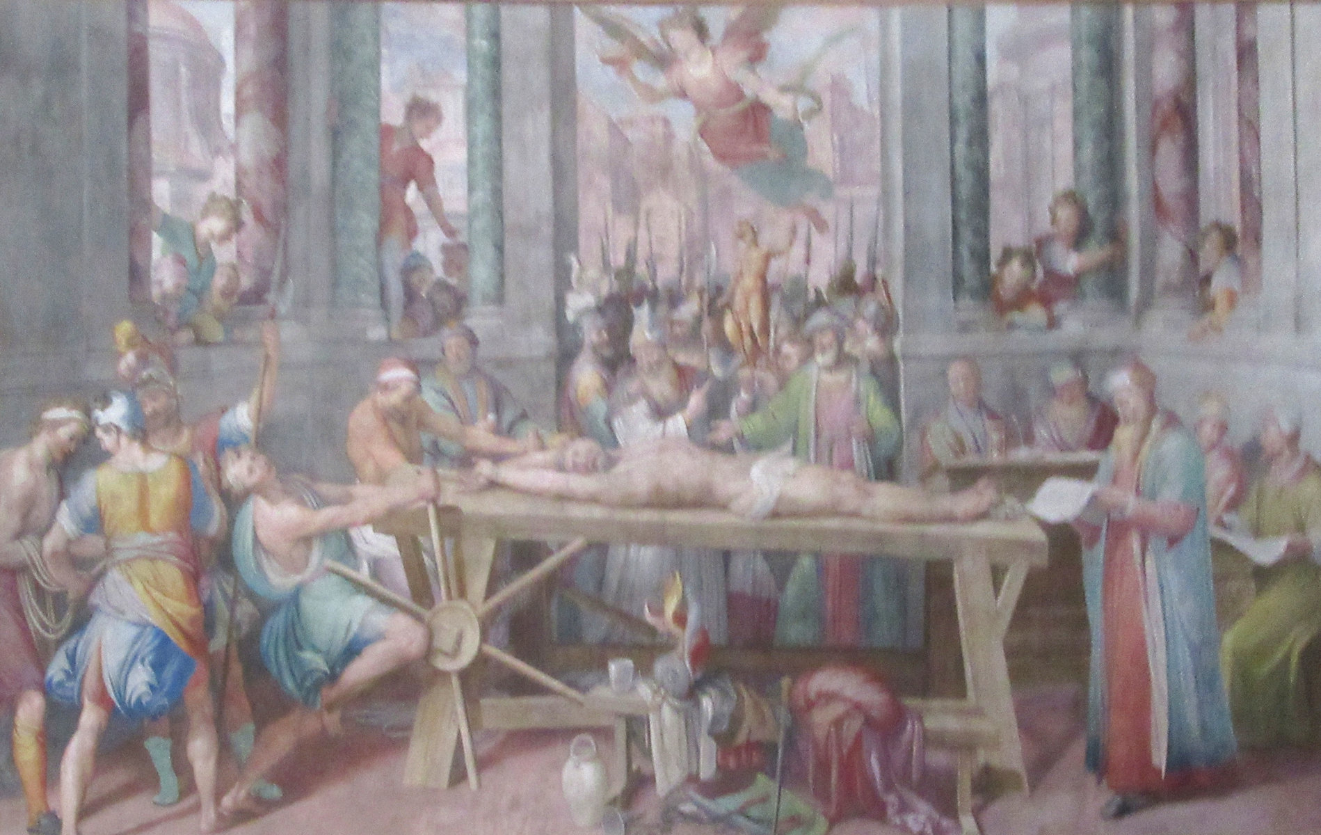 Andrea Commodi: Vitalis' Martyrium, um 1600, in der Kirche San Vitale in Rom