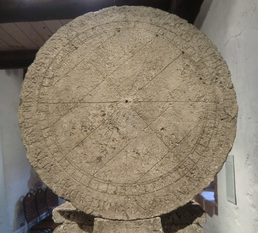 Entwurf zu Wilhelms „Sphaera”, einer Karte der sich drehenden Himmelskörper zur Bestimmung von Uhrzeit oder Himmelsrichtungen aus der Stellung der Sterne, im Klostermuseum in Hirsau
