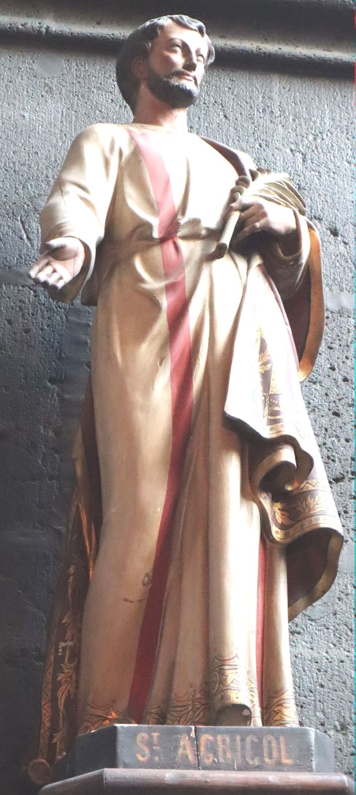 Statue in der Kathedrale in Clermont-Ferrand