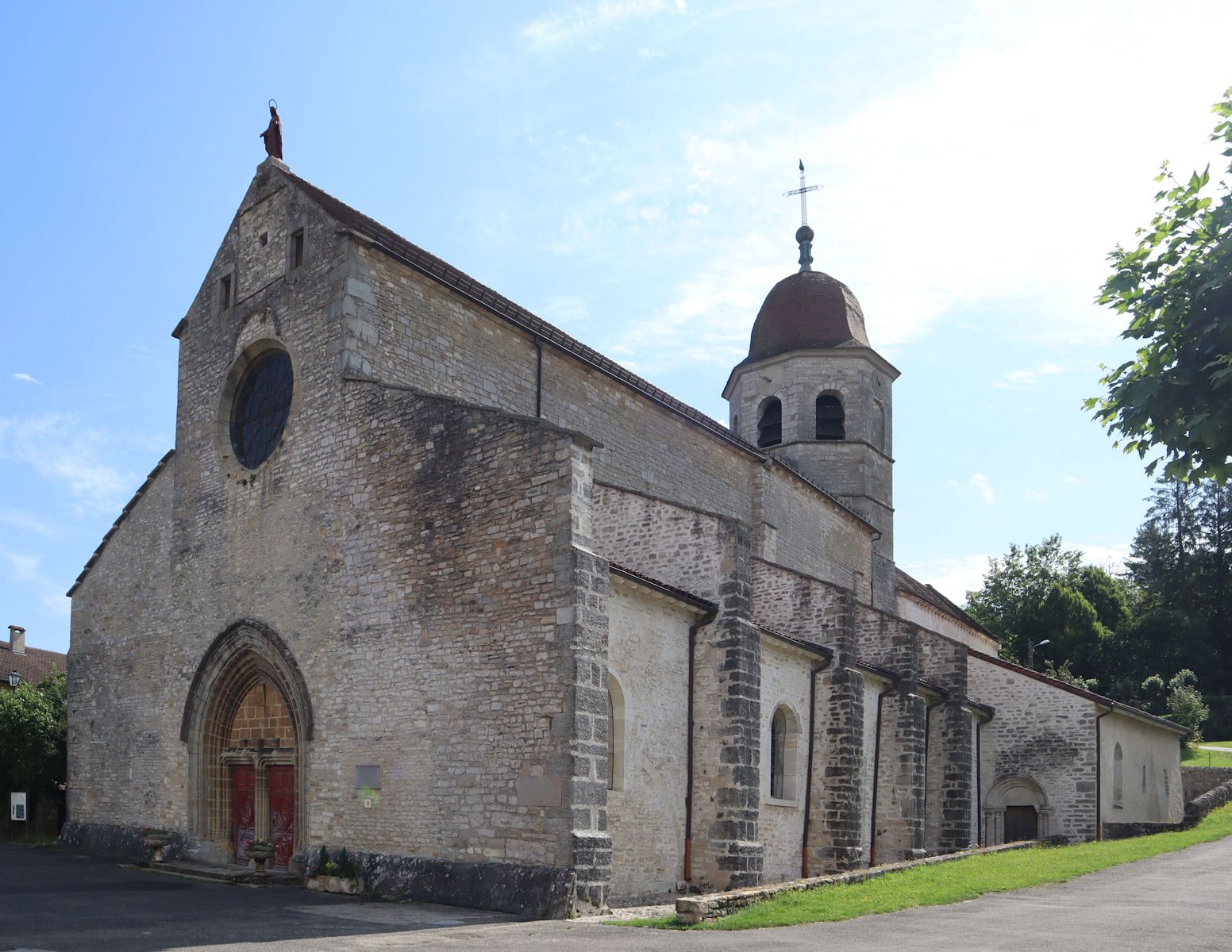 Kirche des ehemaligen Klosters in Gigny