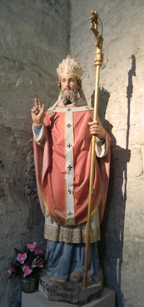 Statue im Kloster Léoncel bei Valence