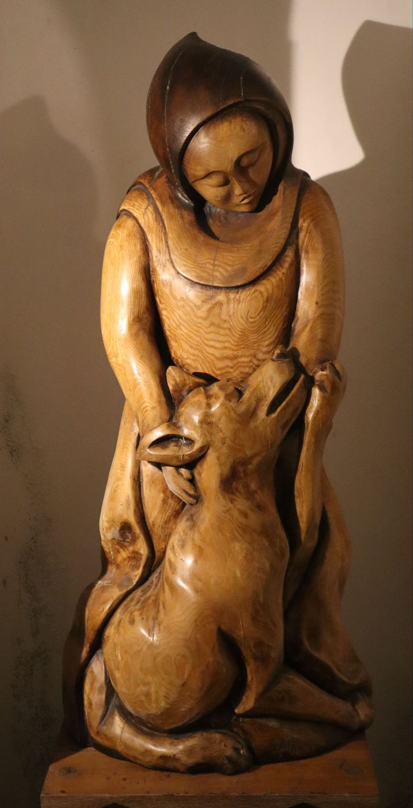 Statue, 1979, in der Kirche des ehemaligen Klosters in Freckenhorst