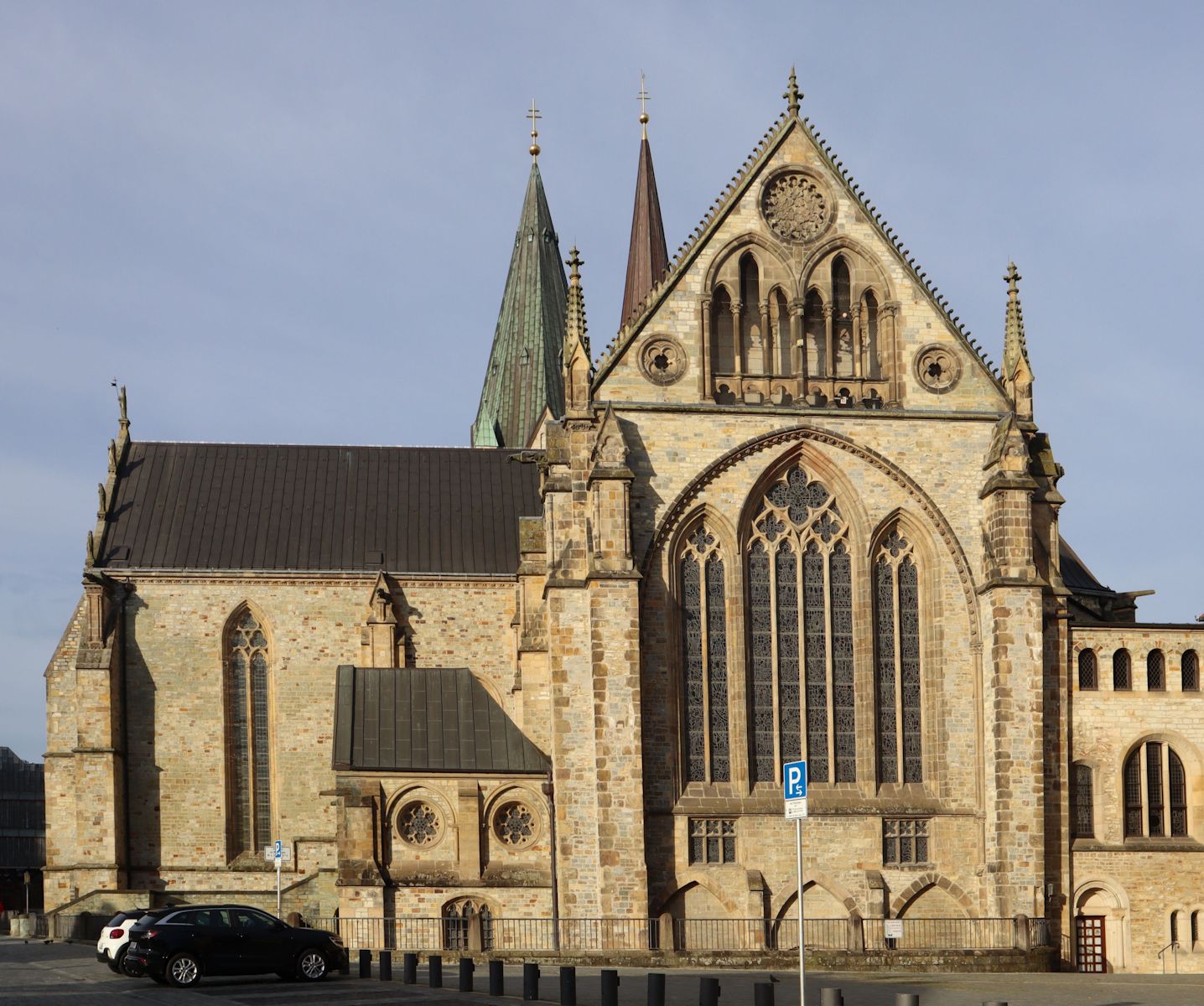 Ostfront des Doms in Paderborn