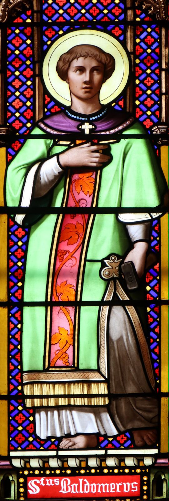 Alexandre Mauvernay: Glasfenster, 19. Jahrhundert, in der Kirche Saint-Galmier in Saint-Galmier