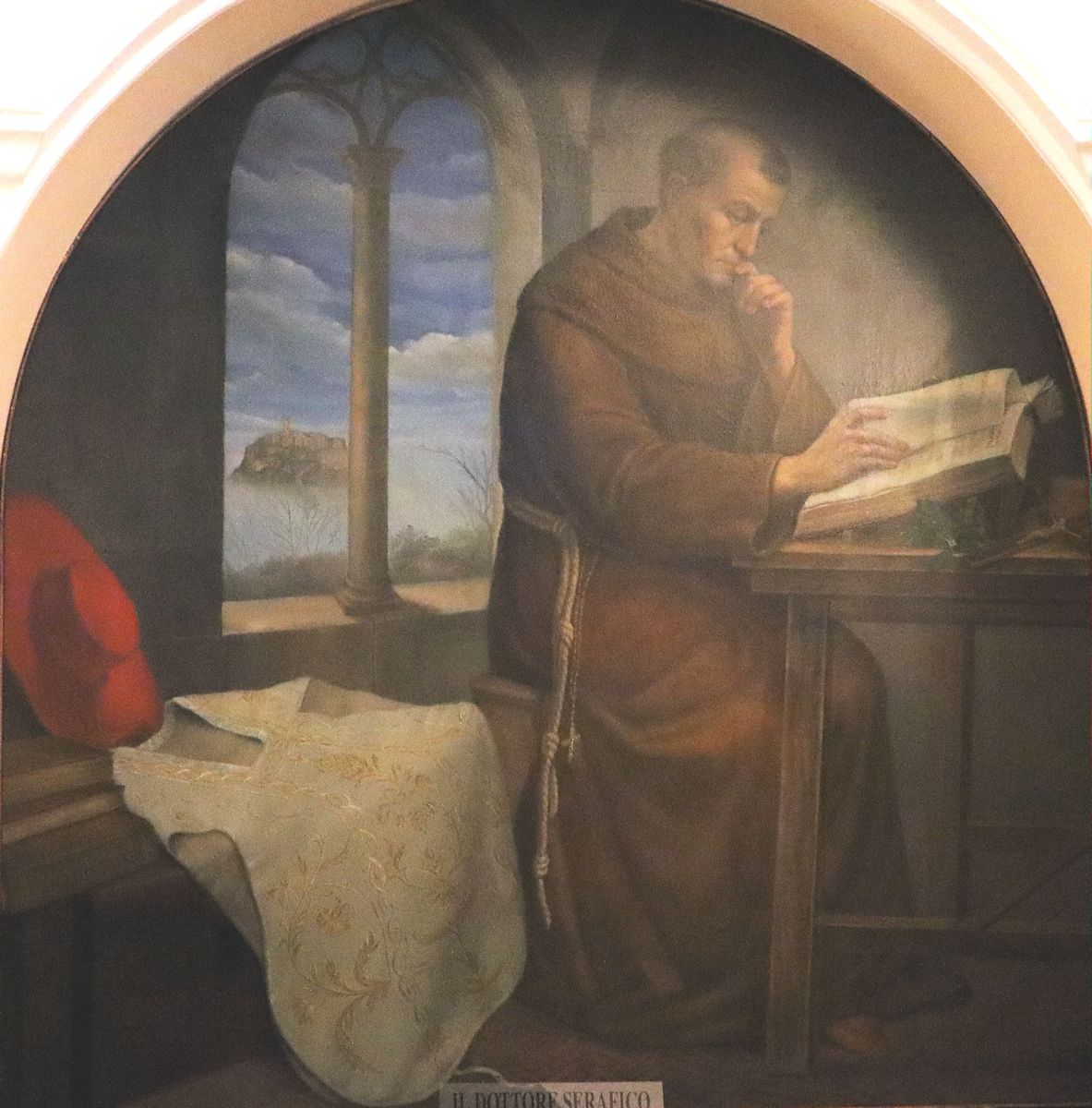 Fresko in der Klosterkirche San Biagio in Acireale bei Catania