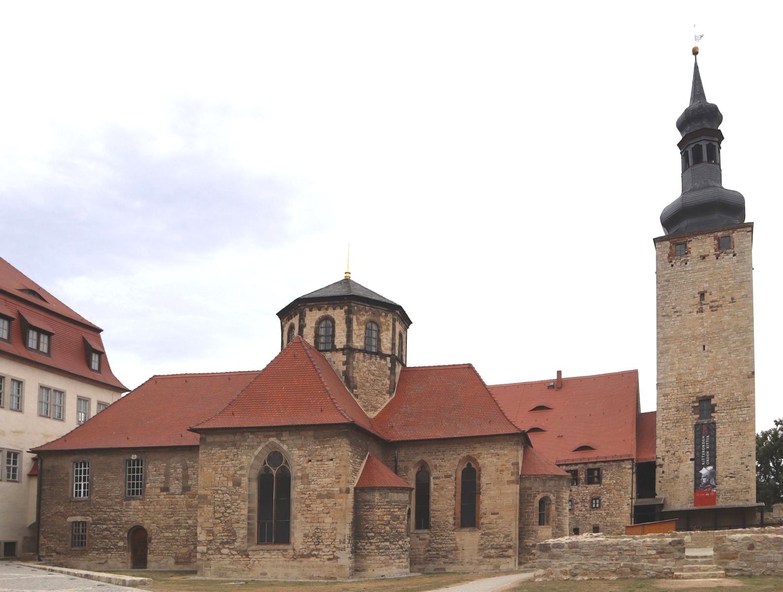 Kirche in der Burg Querfurt, gebaut um 1175 an der Stelle der Vorgängerkirche