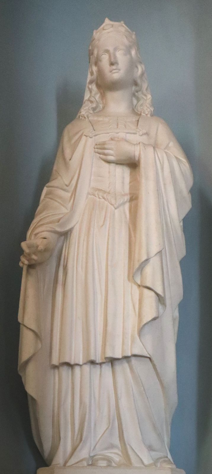 Statue in der Kirche in Sainte-Consorce