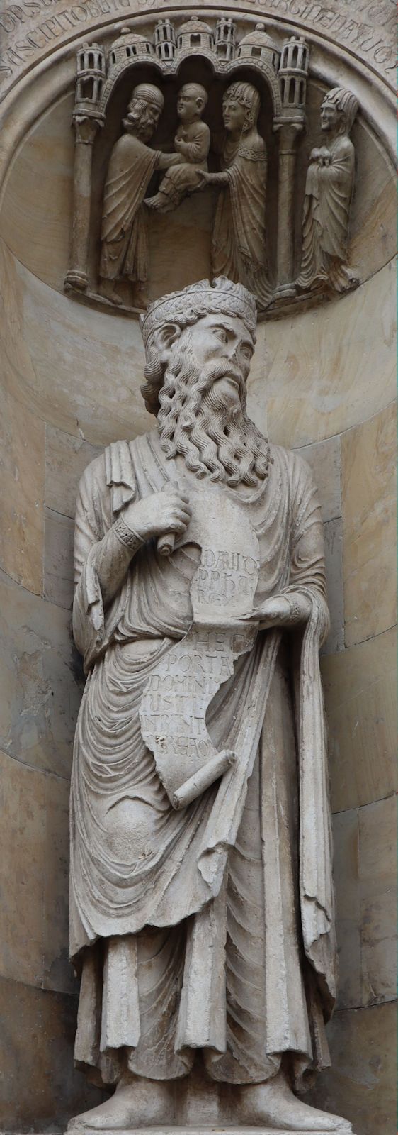 Benedetto Antelami: Statue, um 1200, an der Kathedrale in Fidenza