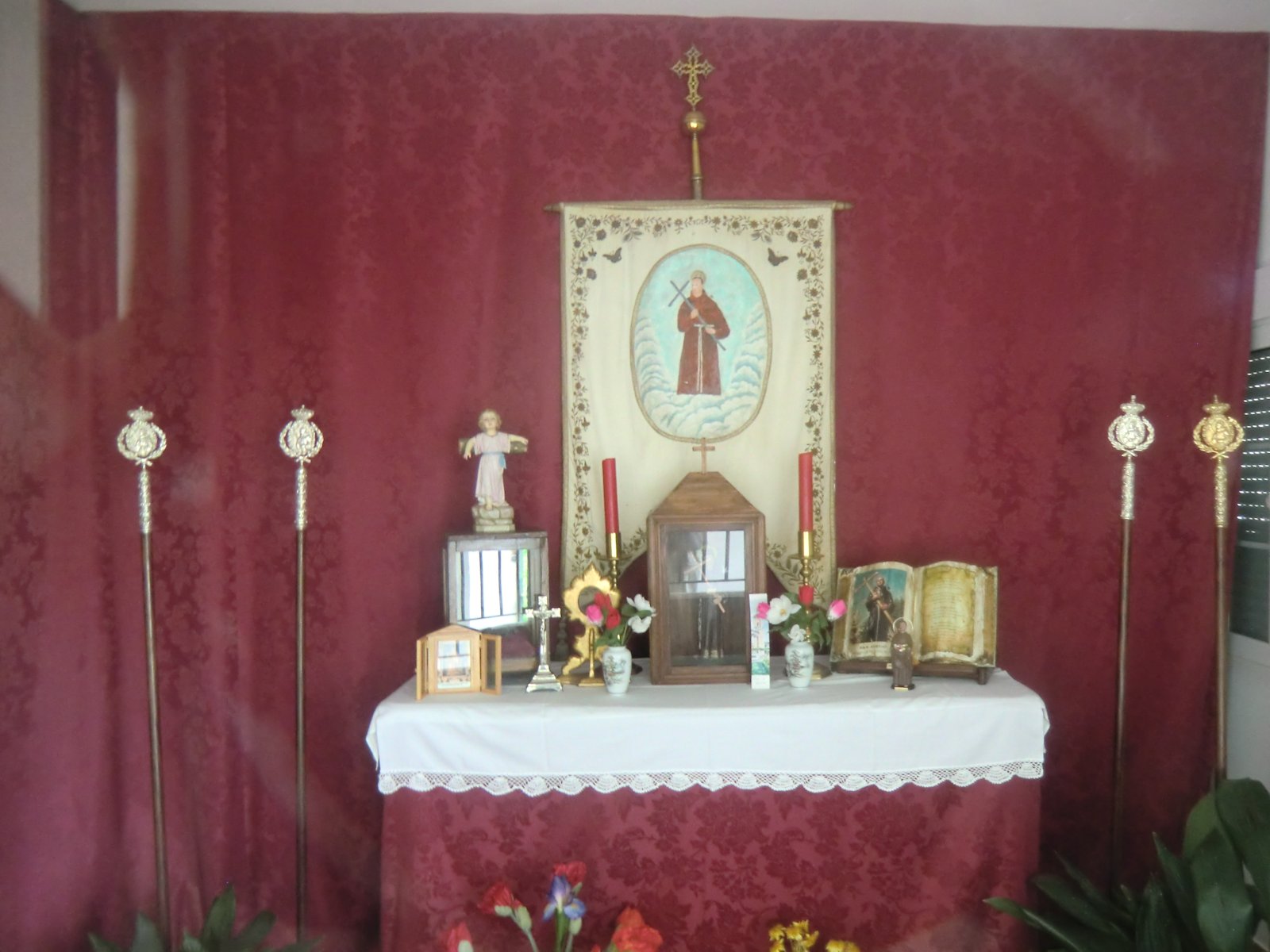 Altar in Didactus' Geburtshaus in San Nicolás del Puerto