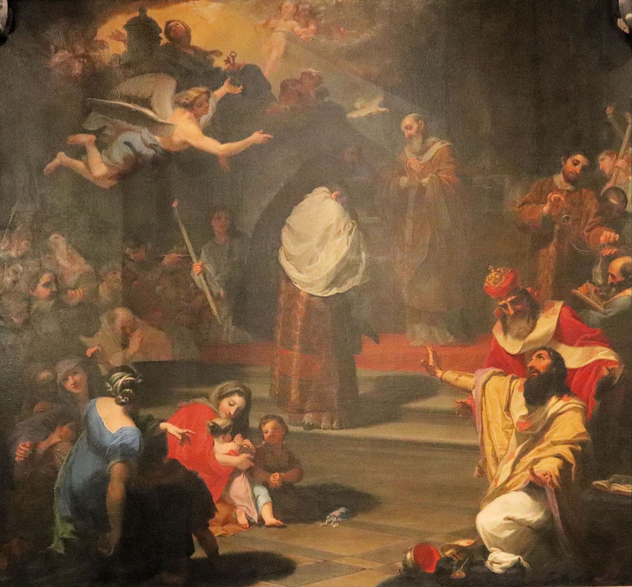 Giovanni Battista Tempesti: Eugen III. feiert die Messe, um 1780, in der Kathedrale in Pisa
