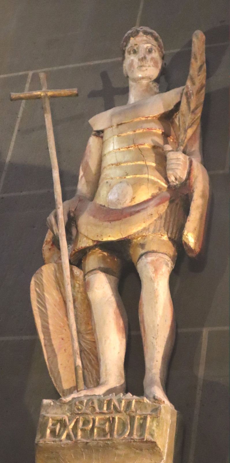 Statue in der Kathedrale in Clermont-Ferrand