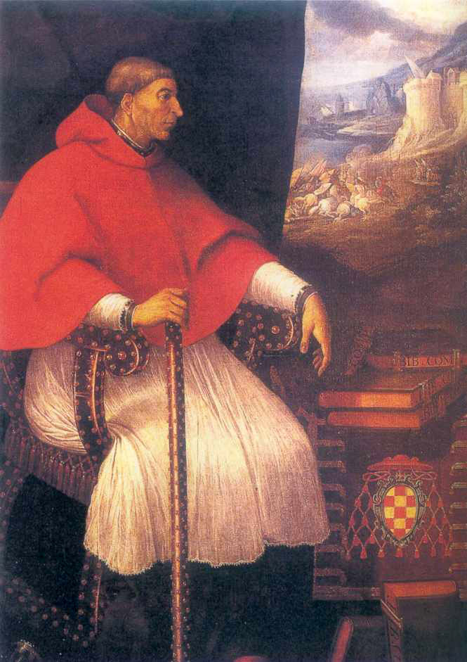 Eugenio Cajés: Gemälde, 1604, in der Universität in Madrid