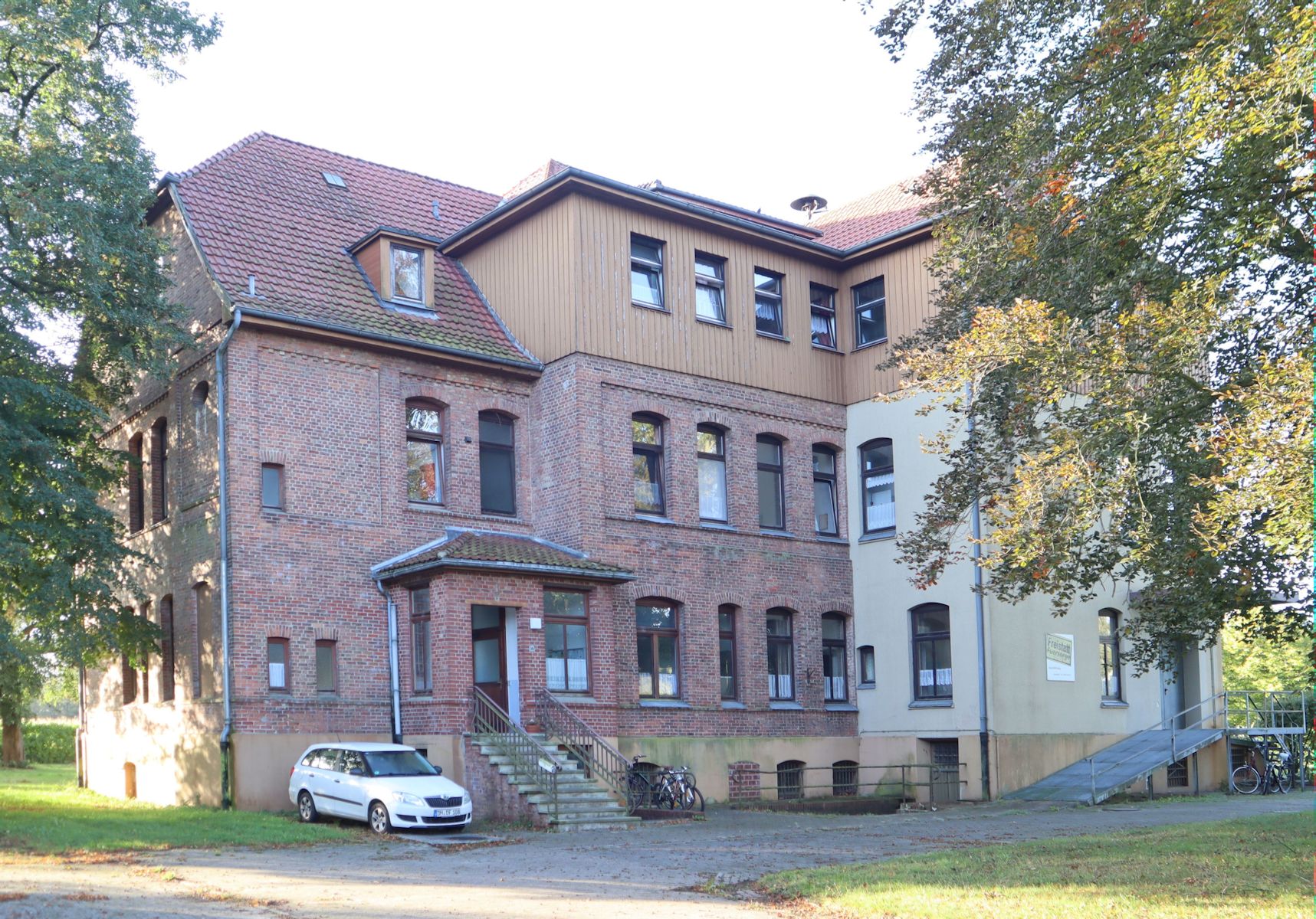 Haus „Moorhort”, das erste Haus in der später wachsenden Kolonie Freistatt