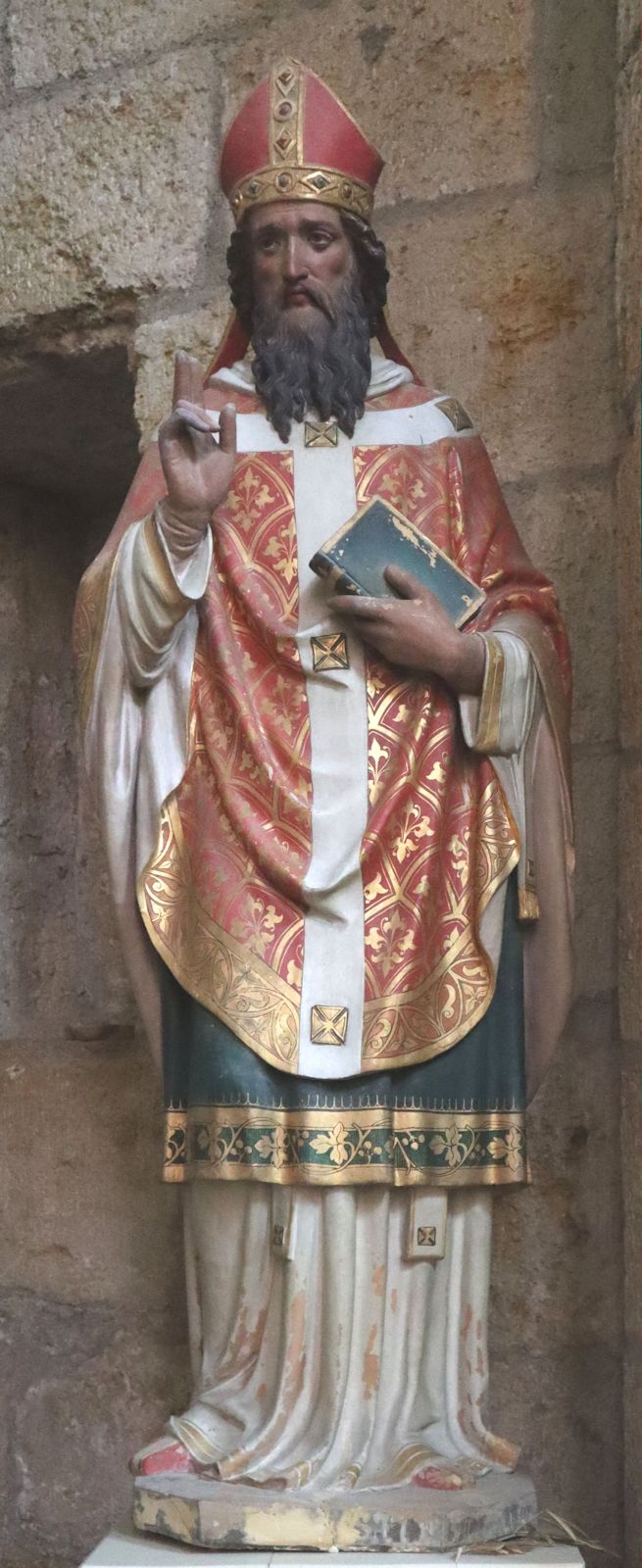Statue in der Pfarrkirche Saint-Paul in Clermont-l'Hérault