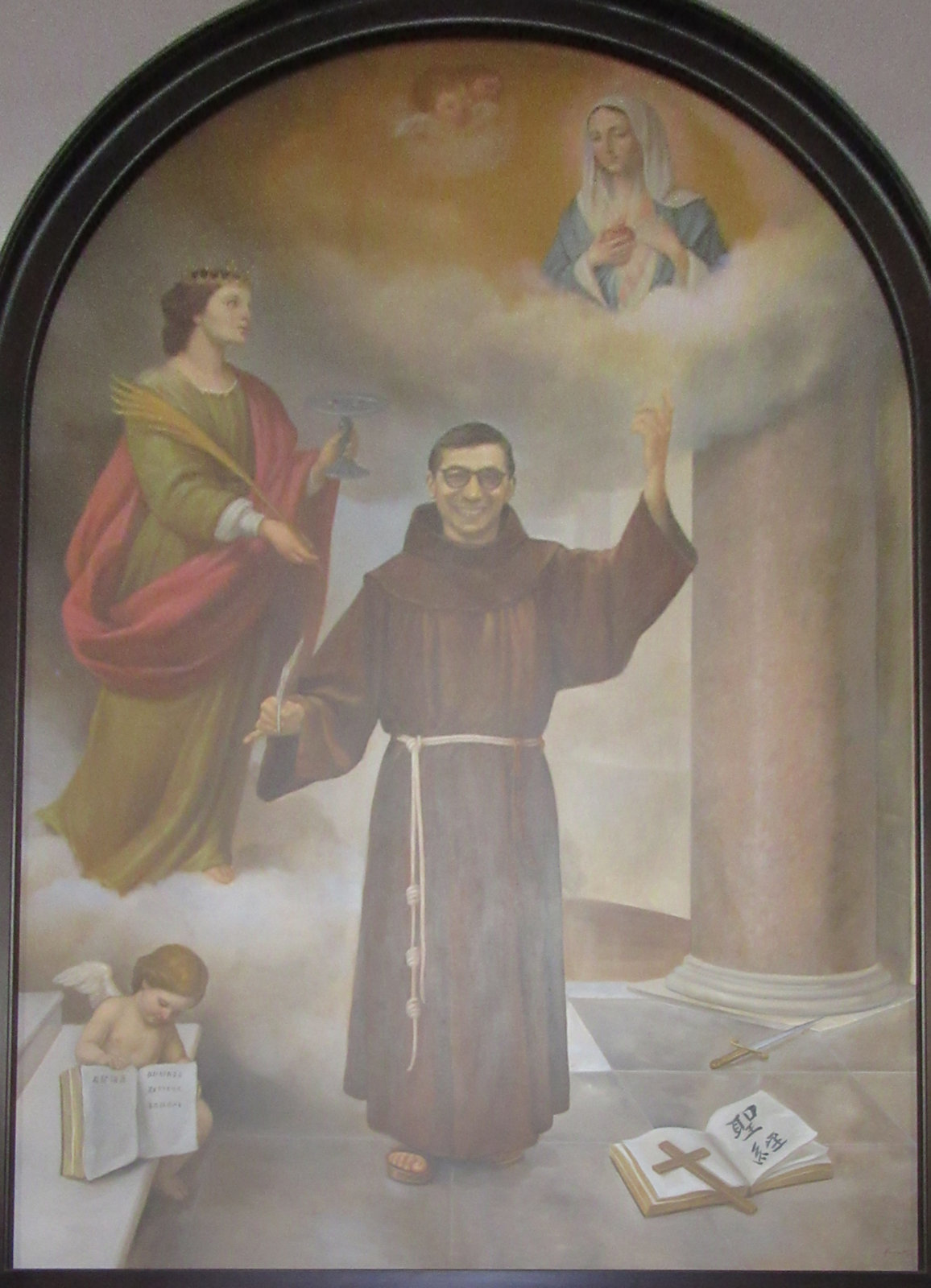 Bild in der Basilika Santa Lucia al Sepolcro in Siracusa