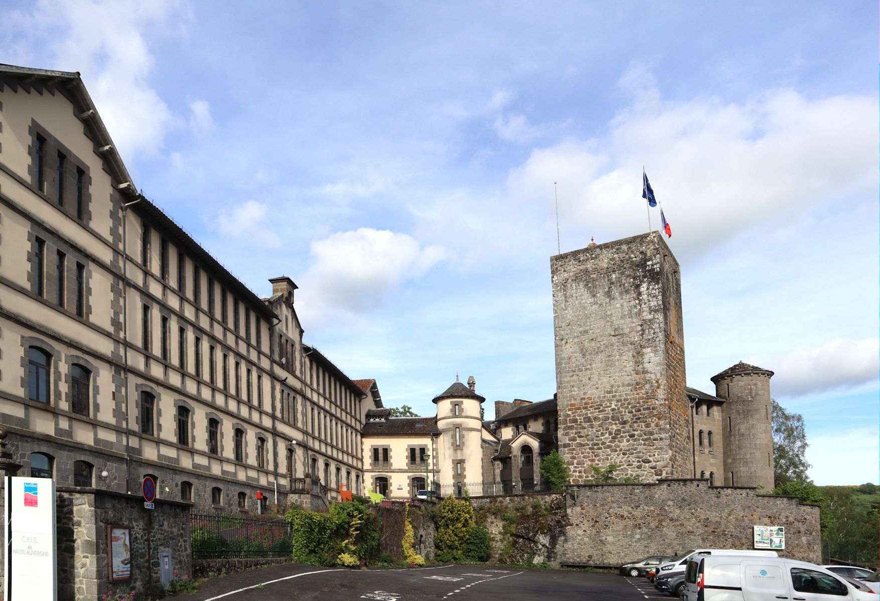Burg und Kloster in Aurillac