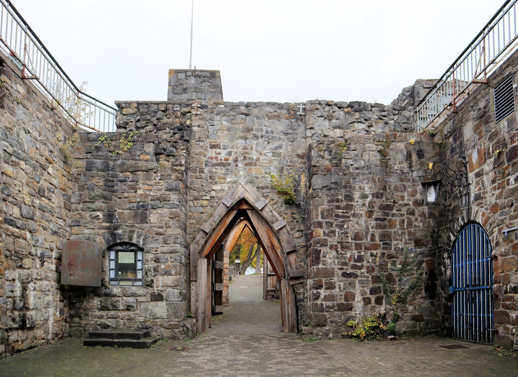 Eingang zur ehemaligen Burg in Arnsberg