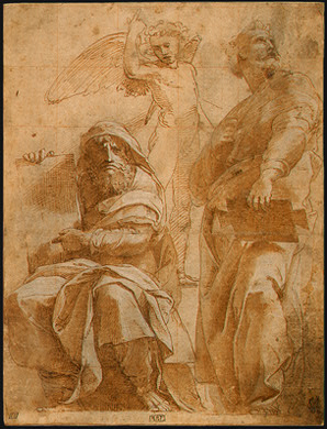 Raphael: Propheten Hosea und Jona, um 1510, National Gallery of Art in Washington