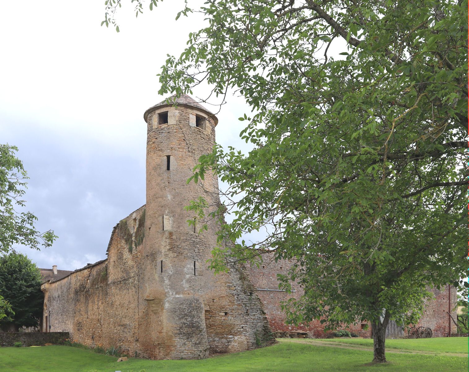 Das Schloss in Vitry-lès-Cluny, in dem Hugo geboren wurde