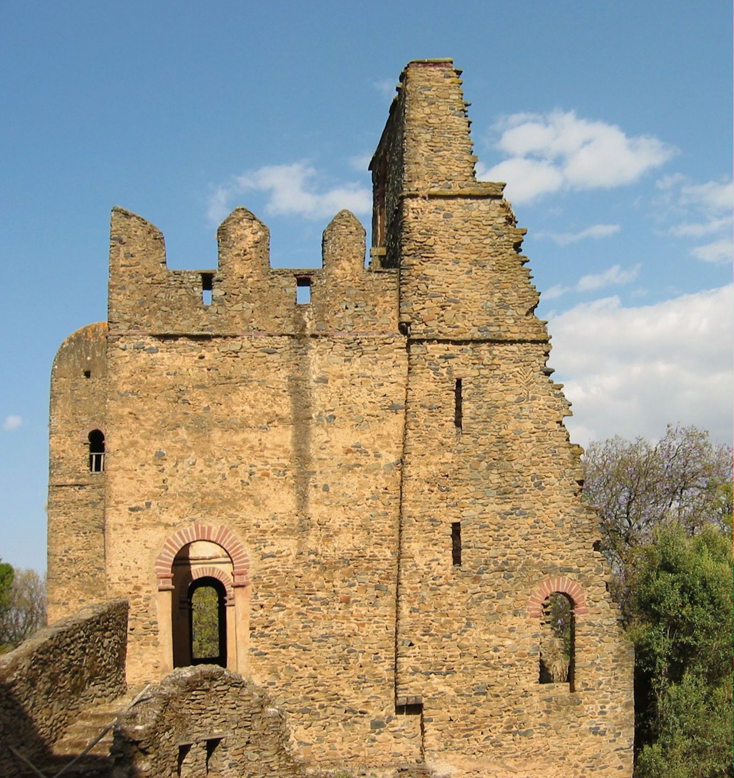 Ruine des Palastes von Iyasu I. in Gonder