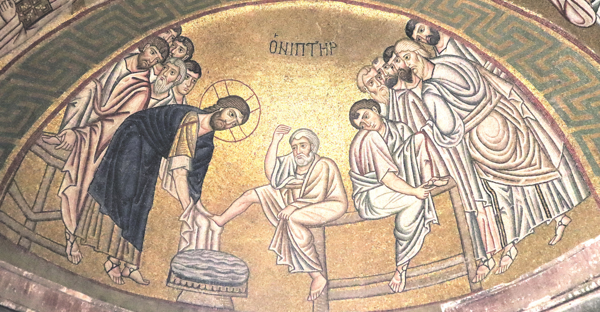 Mosaik, 11. Jahrhundert, im Katholikon des Lukas-Klosters bei Stiri in Boötien