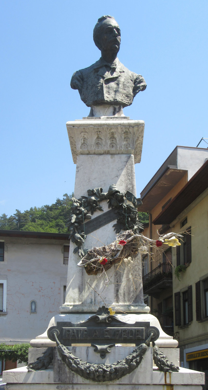 Denkmal für Joseph Antonius Tovini in Cividate Camuno