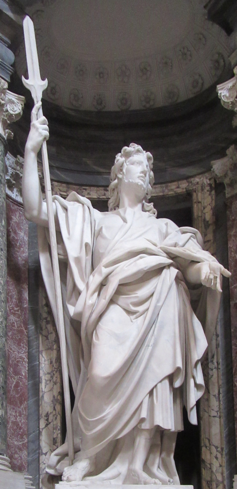 Camillo Rusconi: Statue, 1715, in der Basilika San Giovanni in Laterano in Rom