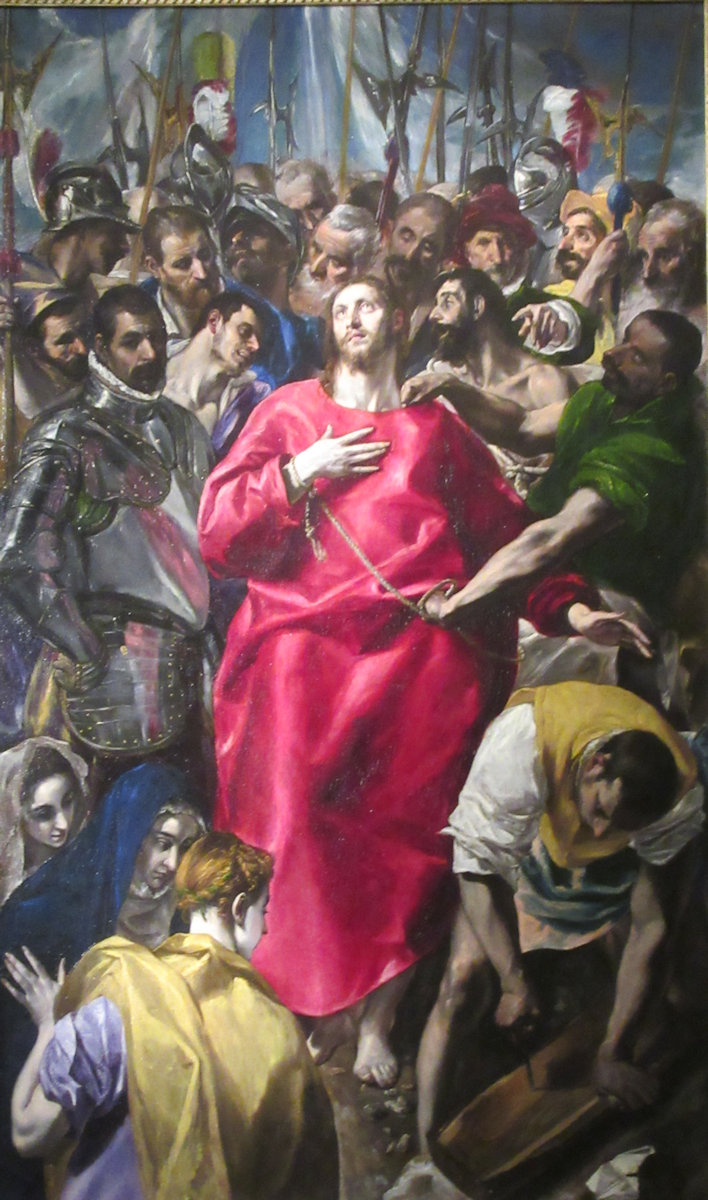 El Greco: Jesu' Gefangennahme, 1577, in der Sakristei der Kathedrale in Toledo