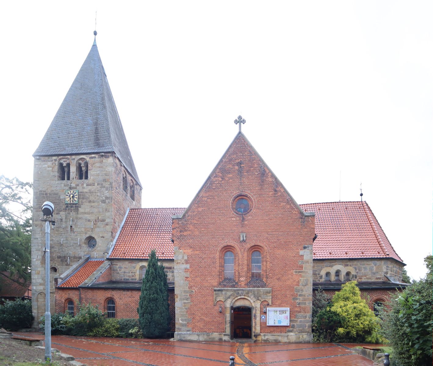 Kirche in Marklohe, errichtet im 12. Jahrhundert