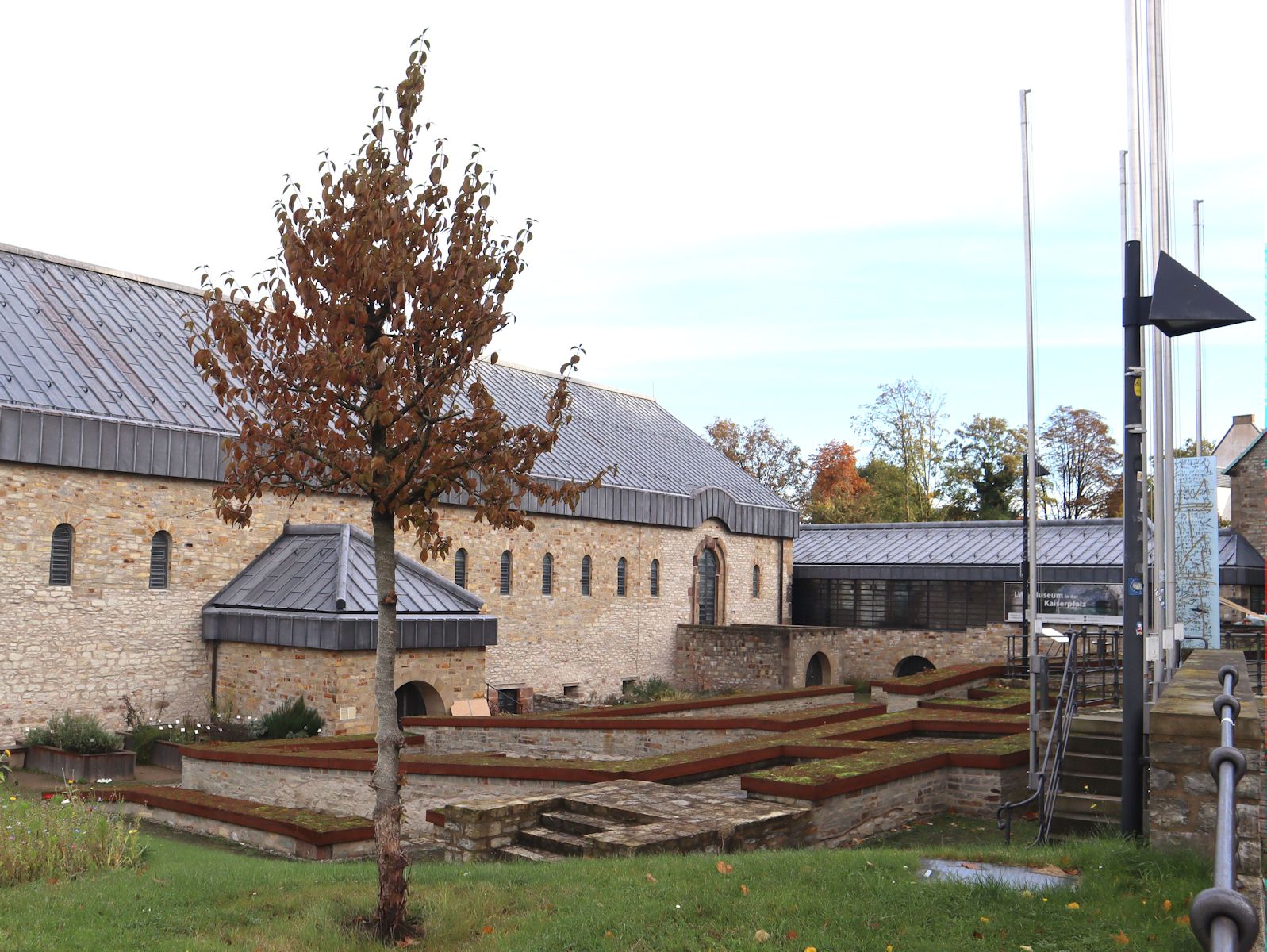 Grundmauern der Pfalz in Paderborn