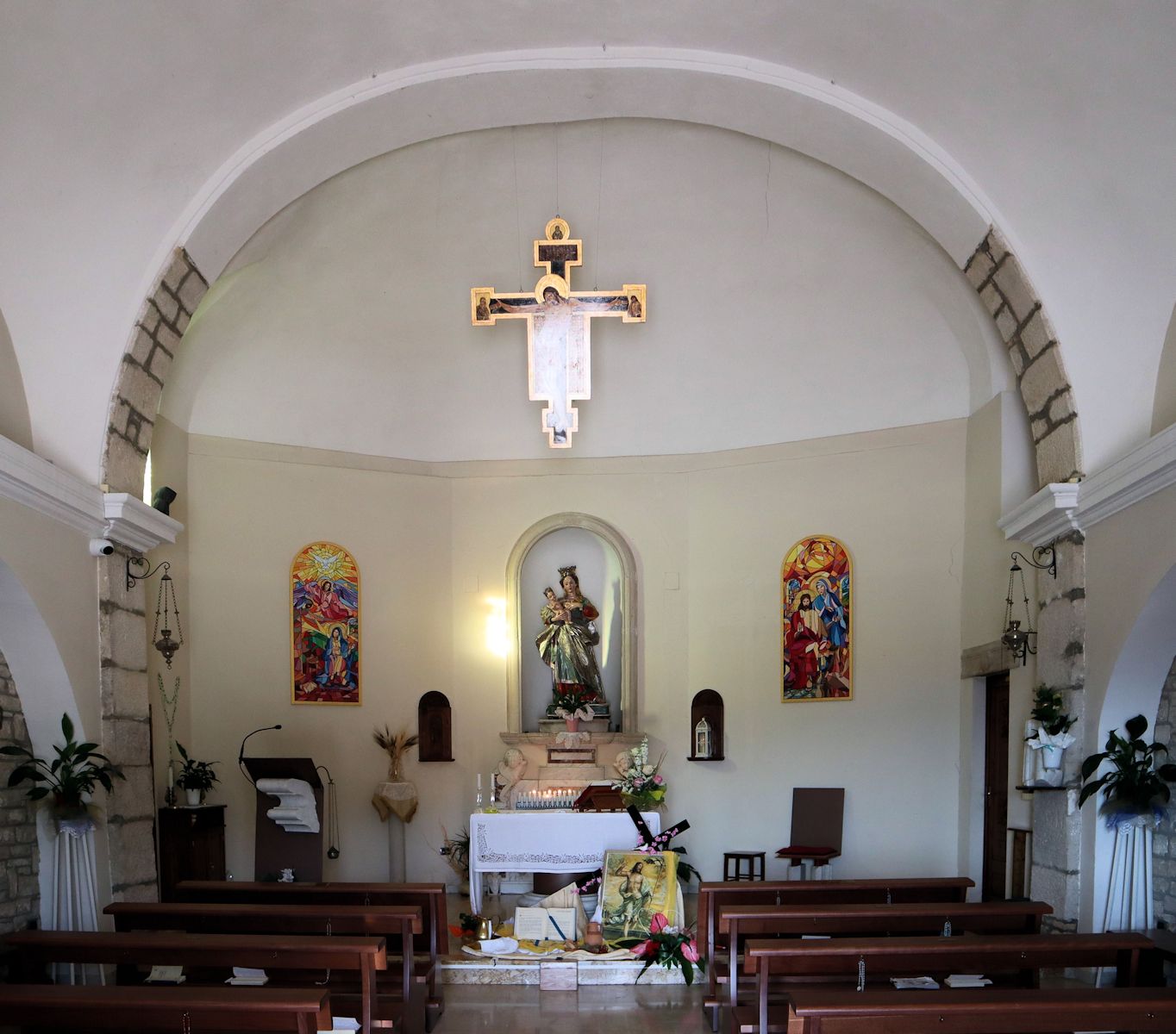 Klosterkirche Santa Maria delle Grazie nahe Celenza Valfortore