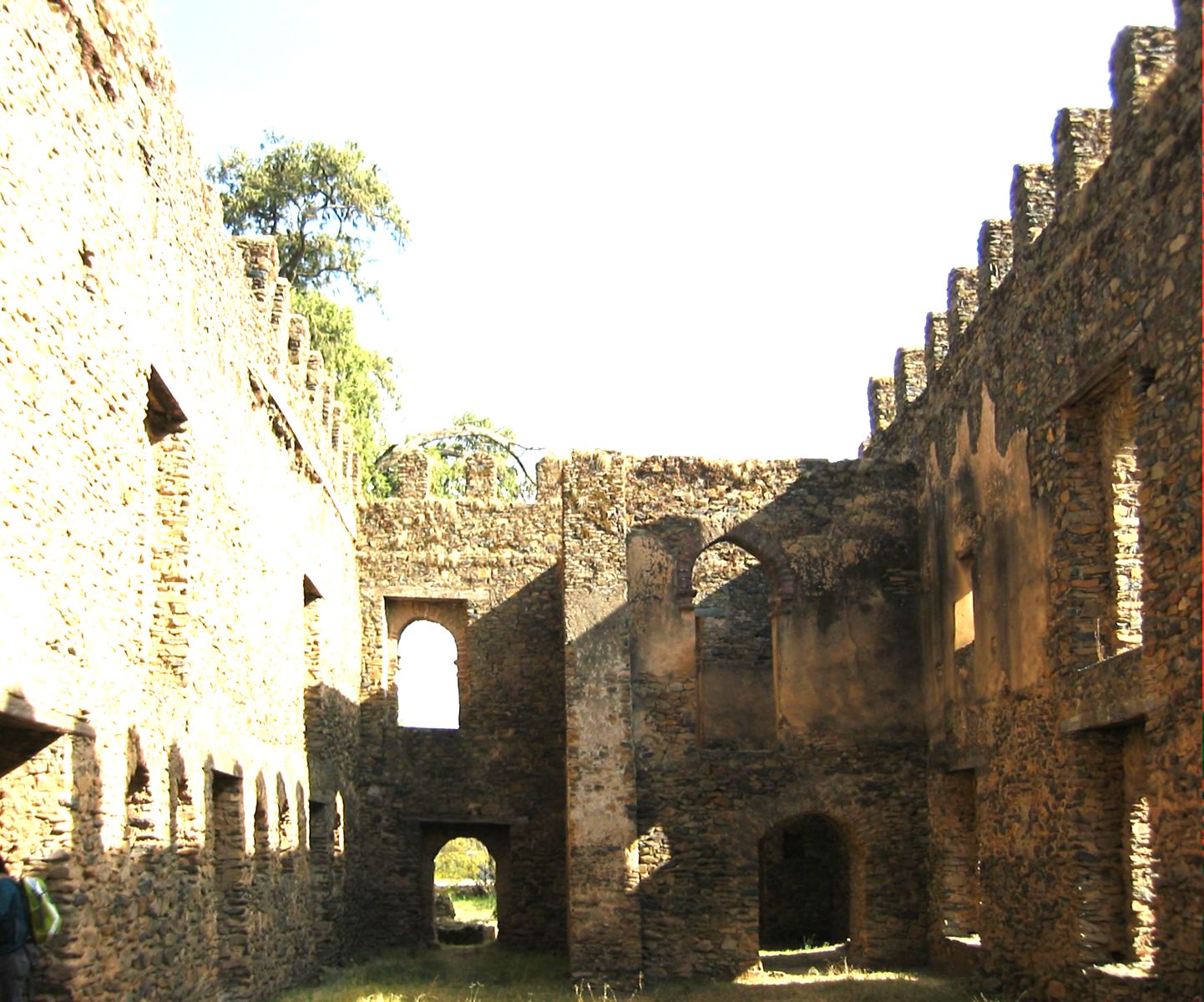 Ruine der Musikhalle im Palast von Kaiser David III. in Gonder