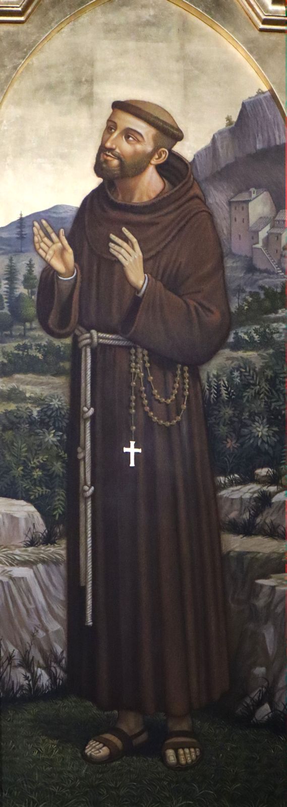Humilis, Altarbild in der Kirche des Klosters San Liberato bei San Ginesio