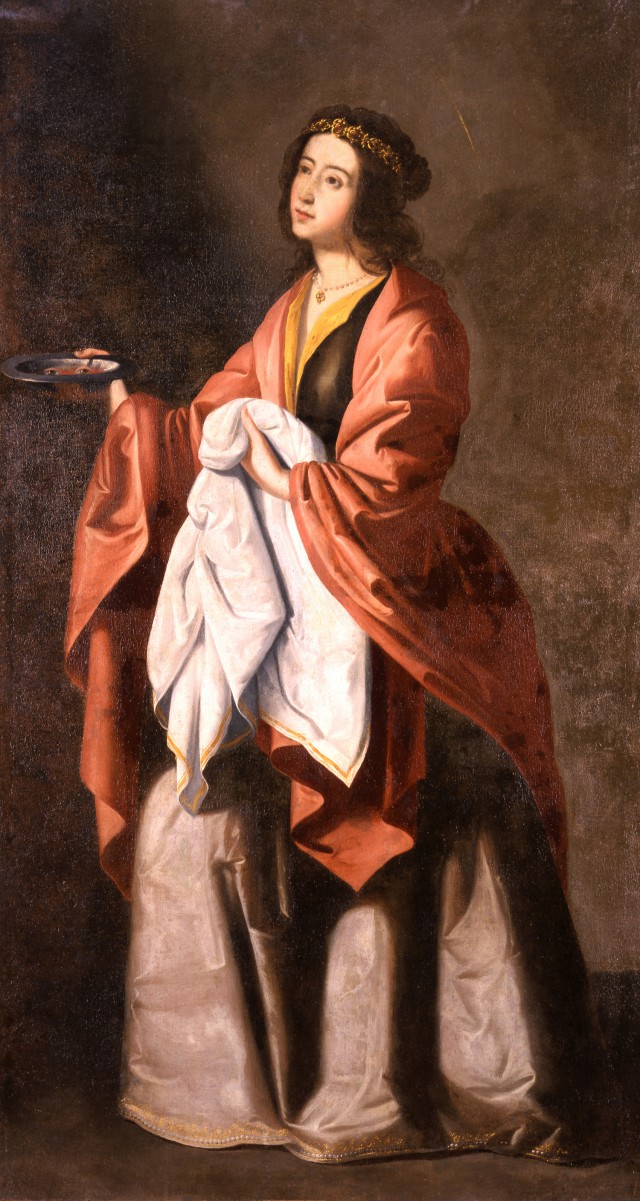 Francisco de Zurbarán: Santa Lucía, um 1648, Hispanic Society of America in New York