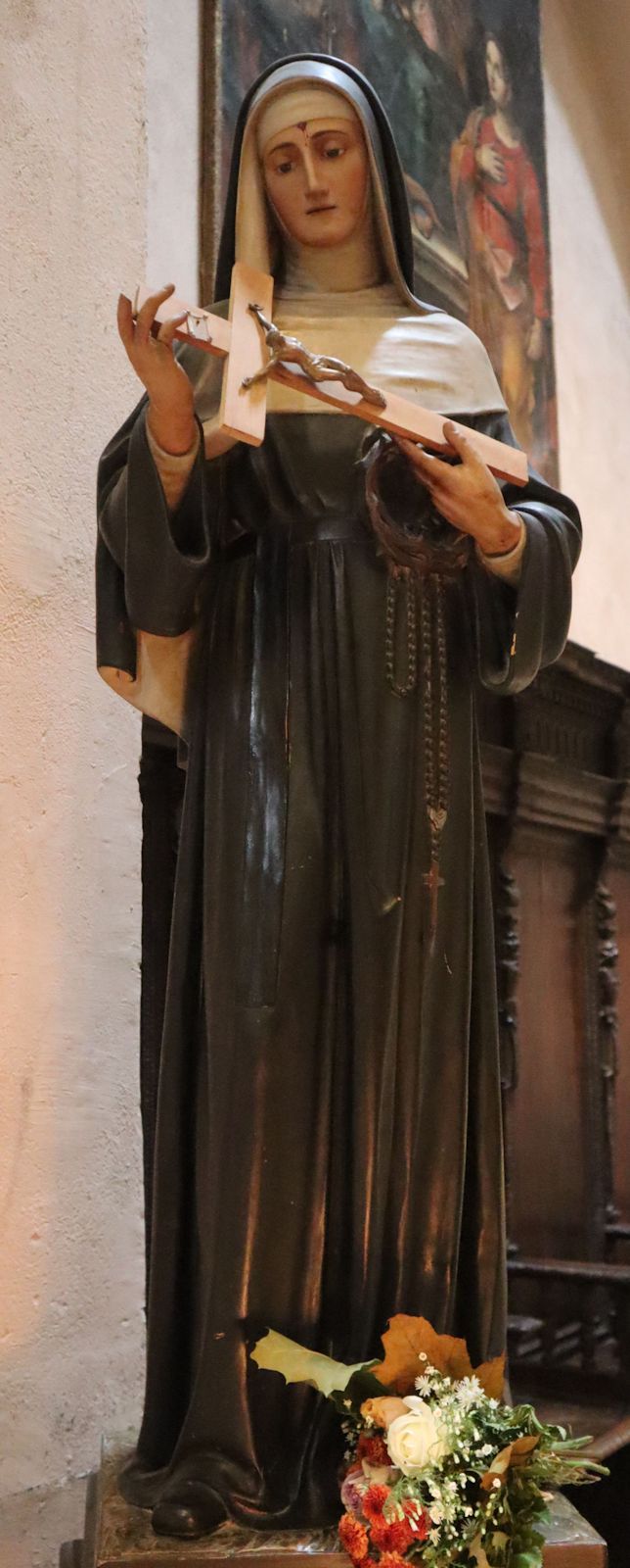 Statue in der Kathedrale in Ventimiglia