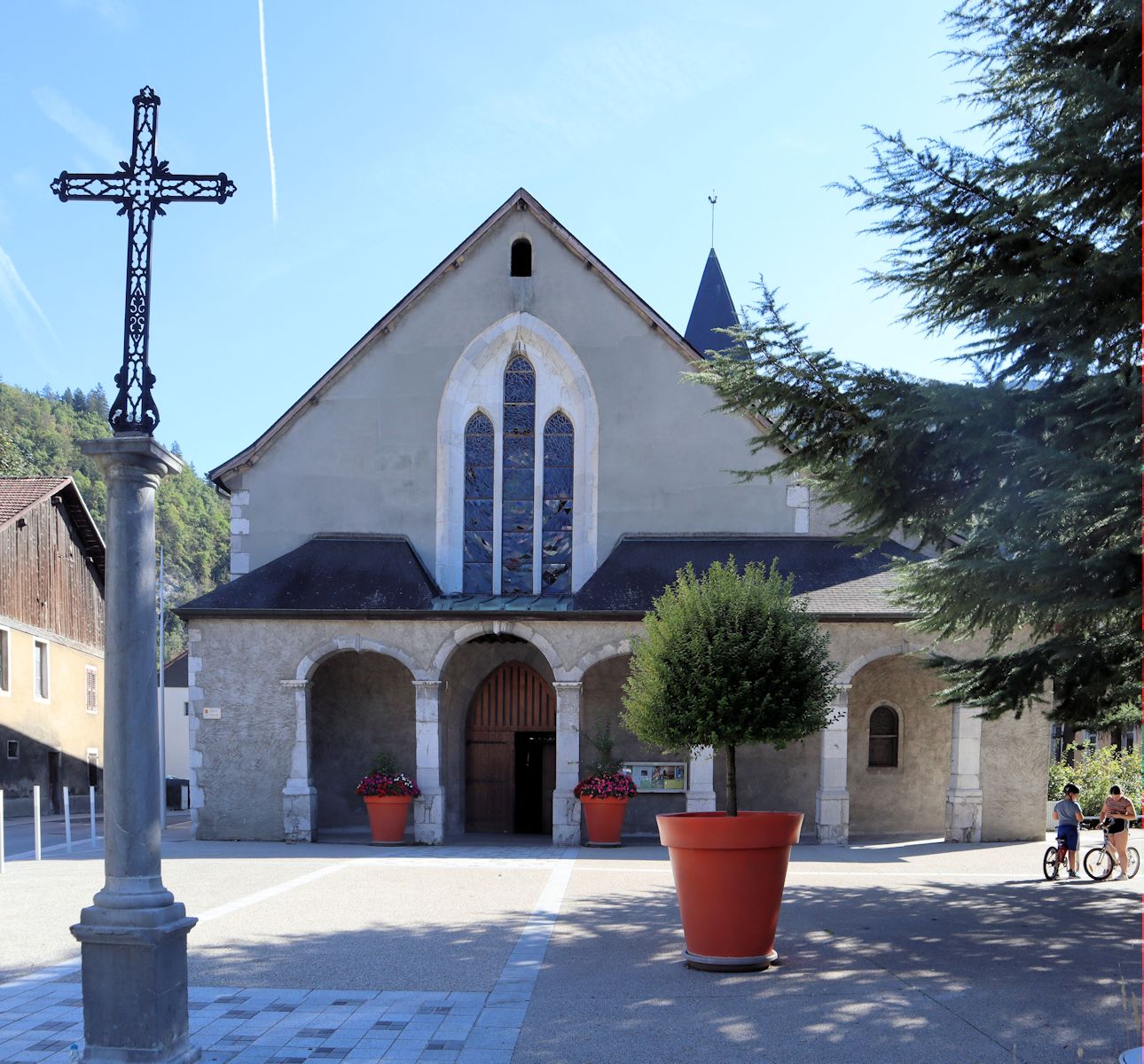 ehemalige Franziskanerkirche, heute Pfarrkirche in Cluses